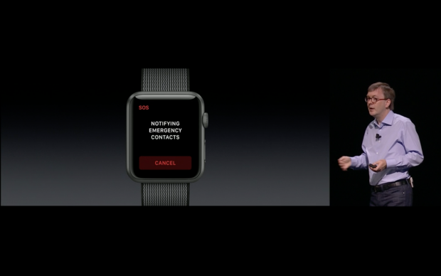 Apple zeigt WatchOS 3. (Screenshot: Golem.de)